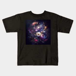 Magic Bouquet of Flowers Kids T-Shirt